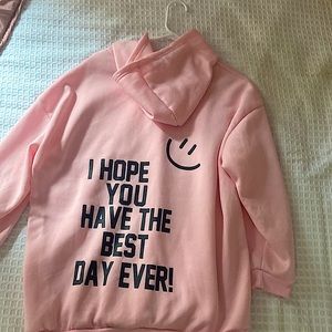 Pink sweatshirt